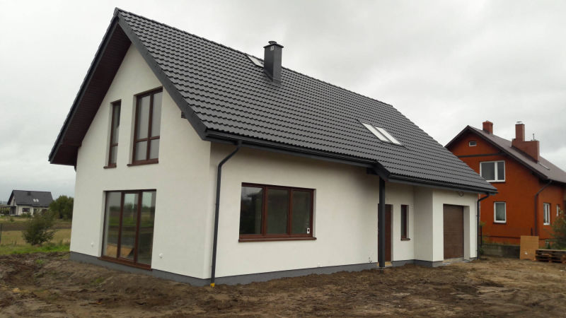Dom szkieletowy z drewna